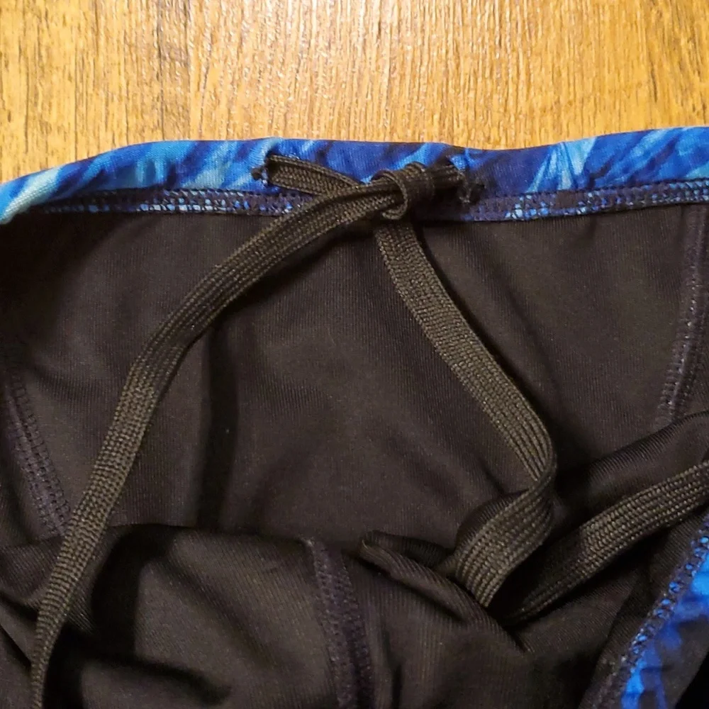 TYR Boys Vitric Wave Jammer‎ Blue Competition Swimsuit